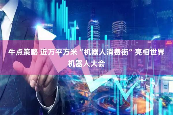 牛点策略 近万平方米“机器人消费街”亮相世界机器人大会